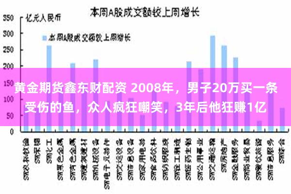 黄金期货鑫东财配资 2008年，男子20万买一条受伤的鱼，众人疯狂嘲笑，3年后他狂赚1亿