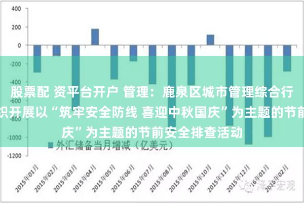 股票配 资平台开户 管理：鹿泉区城市管理综合行政执法大队组织开展以“筑牢安全防线 喜迎中秋国庆”为主题的节前安全排查活动